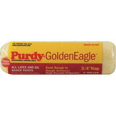 Purdy - 3/4" Nap, 9" Wide Paint General Purpose Roller Cover - Semi-Rough Texture, Synthetic Knit - Eagle Tool & Supply