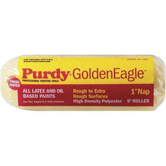Purdy - 1" Nap, 9" Wide Paint General Purpose Roller Cover - Rough Texture, High Density Polyester - Eagle Tool & Supply