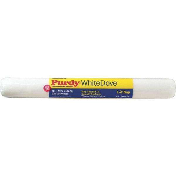 Purdy - 1/4" Nap, 18" Wide Paint General Purpose Roller Cover - Smooth Texture, Dralon - Eagle Tool & Supply