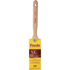 Purdy - 2" Flat Synthetic Sash Brush - 2-11/16" Bristle Length, 6" Wood Handle - Eagle Tool & Supply