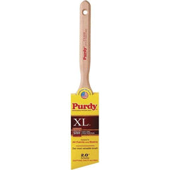 Purdy - 2" Angled Synthetic Sash Brush - 2-11/16" Bristle Length, 6" Wood Fluted Handle - Eagle Tool & Supply