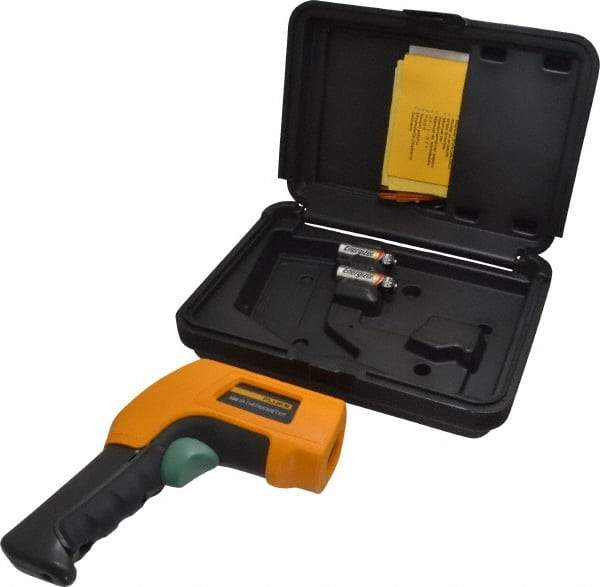 Fluke - -40 to 650°C (-40 to 1202°F) Infrared Thermometer - 30:1 Distance to Spot Ratio - Eagle Tool & Supply