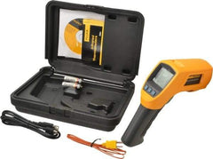 Fluke - -40 to 800°C (-40 to 1472°F) Infrared Thermometer - 50:1 Distance to Spot Ratio - Eagle Tool & Supply