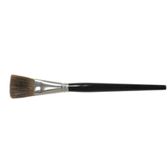 1″ Flat Marking Brush, Ox Hair, 1-3/8″ Trim Length, Round Handle - Eagle Tool & Supply