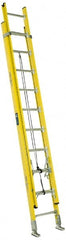 Louisville - 24' High, Type IAA Rating, Fiberglass Industrial Extension Ladder - Eagle Tool & Supply