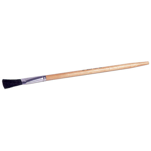 3/4″ Fitch Brush, Black China Bristle, 1-5/16″ Trim Length, Clear Lacquered Handle - Eagle Tool & Supply