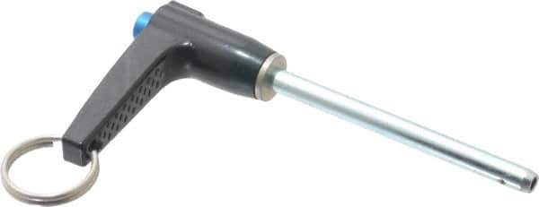 Gibraltar - 3/16" Diam, 2" Usable Length, L Handle, Quick Release Pin - Grade 4130 Steel, Zinc-Plated Finish - Eagle Tool & Supply