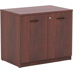 ALERA - 1 Shelf Sliding Door Storage Cabinet - Eagle Tool & Supply