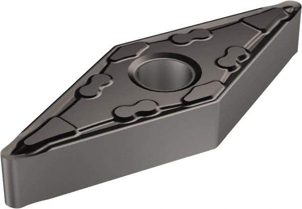 Sandvik Coromant - VNMG332 MF Grade 1105 Carbide Turning Insert - TiAlN Finish, 35° Diamond, 3/8" Inscr Circle, 3/16" Thick, 1/32" Corner Radius - Eagle Tool & Supply