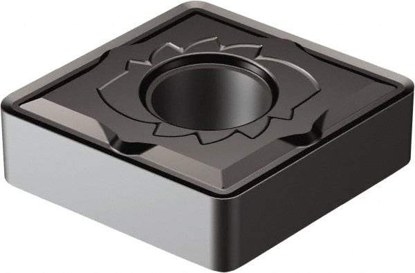 Sandvik Coromant - CNMG543 SM Grade 1105 Carbide Turning Insert - TiAlN Finish, 80° Diamond, 5/8" Inscr Circle, 1/4" Thick, 3/64" Corner Radius - Eagle Tool & Supply