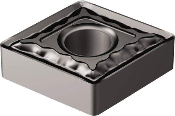 Sandvik Coromant - CNMG543 QM Grade 1105 Carbide Turning Insert - TiAlN Finish, 80° Diamond, 5/8" Inscr Circle, 1/4" Thick, 3/64" Corner Radius - Eagle Tool & Supply