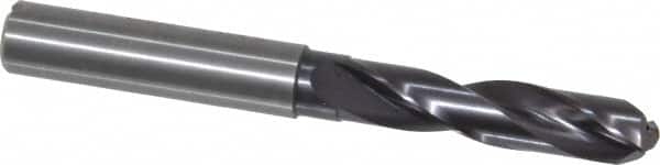 Guhring - 9.1mm 140° Spiral Flute Solid Carbide Screw Machine Drill Bit - Eagle Tool & Supply