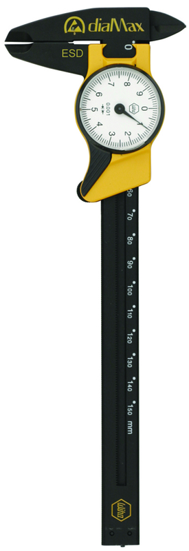 0 - 6 / 0 - 150mm Measuring Range (.001 Grad.) -ESD Safe Dial Caliper - #41105 - Eagle Tool & Supply