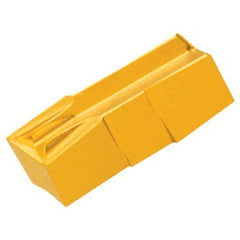 Iscar - 348020GIF Grade IC830, 3.48mm Cutting Width Carbide Grooving Insert - 13mm Max Depth of Cut, Neutral, 0.2mm Corner Radius, TiAlN Finish - Eagle Tool & Supply