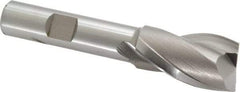 Hertel - 3/4", 1-5/16" LOC, 1/2" Shank Diam, 3-5/16" OAL, 2 Flute, Cobalt Square End Mill - Single End, Uncoated, Spiral Flute, 30° Helix, Centercutting, Right Hand Cut, Right Hand Flute - Eagle Tool & Supply