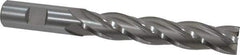 Hertel - 3/4", 4" LOC, 3/4" Shank Diam, 6-1/4" OAL, 4 Flute, Cobalt Square End Mill - Single End, Uncoated, Spiral Flute, 30° Helix, Centercutting, Right Hand Cut, Right Hand Flute - Eagle Tool & Supply
