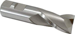 Hertel - 15/16", 1-1/2" LOC, 7/8" Shank Diam, 3-3/4" OAL, 2 Flute, High Speed Steel Square End Mill - Single End, Uncoated, Centercutting - Eagle Tool & Supply