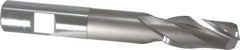 Hertel - 3/4", 1-5/8" LOC, 3/4" Shank Diam, 5-3/8" OAL, 2 Flute, High Speed Steel Square End Mill - Single End, Uncoated, Spiral Flute, 30° Helix, Centercutting, Right Hand Cut, Right Hand Flute - Eagle Tool & Supply