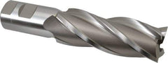 Hertel - 1-1/2", 4" LOC, 1-1/4" Shank Diam, 6-1/2" OAL, 4 Flute, High Speed Steel Square End Mill - Single End, Uncoated - Eagle Tool & Supply