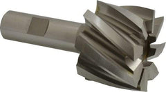 Hertel - 2", 1-1/2" LOC, 3/4" Shank Diam, 3-7/8" OAL, 8 Flute, High Speed Steel Square End Mill - Single End, Uncoated - Eagle Tool & Supply