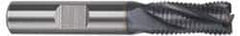 Niagara Cutter - 3/4" Diam, Fine Pitch, 1-1/4" LOC, 4 Flute Cobalt Roughing Square End Mill - TiCN Finish, 3-1/2" OAL, 3/4" Shank Diam, Single End, 30° Helix - Eagle Tool & Supply