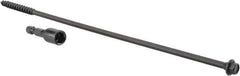 Value Collection - 1/4", 10" OAL, Hex Head Wood Screw - Steel - Eagle Tool & Supply