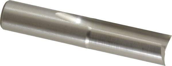 Onsrud - 1/2" Diam, 1/2" Shank Diam, 1-1/4" Length of Cut, 2 Flute Double Edge Straight Router Bit - 2-3/4" Overall Length, Right Hand Cut, High Speed Steel - Eagle Tool & Supply