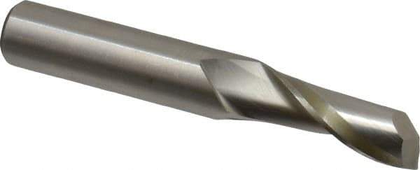 Onsrud - 1/2" Cutting Diam x 1-1/4" Length of Cut, 1 Flute, Upcut Spiral Router Bit - Uncoated, Right Hand Cut, High Speed Steel, 3-1/4" OAL x 1/2" Shank Diam, Single Edge, 19 to 32° Helix Angle - Eagle Tool & Supply