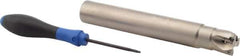 Seco - 1" Cut Diam, 0.27" Max Depth, 1" Shank Diam, Cylindrical Shank Indexable High-Feed End Mill - Screw Holding Method, R217.21 Toolholder, Through Coolant - Eagle Tool & Supply