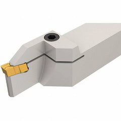 Iscar - External Thread, 2.36" Max Depth of Cut, 6mm Min Groove Width, 140mm OAL, Right Hand Indexable Grooving Cutoff Toolholder - 25mm Shank Height x 25mm Shank Width, GI../TIP.. Insert Style, GHG Toolholder Style, Series Cut Grip - Eagle Tool & Supply
