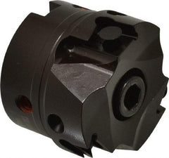 Kennametal - 3 Inserts, 2" Cut Diam, 3/4" Arbor Diam, 0.394" Max Depth of Cut, Indexable Square-Shoulder Face Mill - 0/90° Lead Angle, 1.57" High, BGHX 15L5... Insert Compatibility, Through Coolant, Series Fix-Perfect - Eagle Tool & Supply
