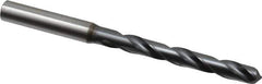 OSG - Letter Q 130° Powdered Metal Jobber Drill - V Finish, Right Hand Cut, Spiral Flute, Straight Shank, 125mm OAL, Standard Point - Eagle Tool & Supply