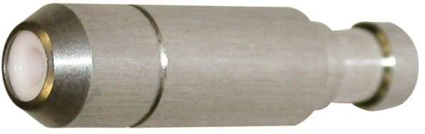 Global EDM - 0.1063 Inch Diameter EDM Tube Guide - Ceramic Insert and Steel, 0.2362 Inch Shank Diameter, Compatible with Asian High Speed Hole Driller - Eagle Tool & Supply