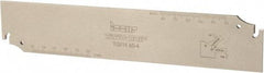 Iscar - 1.7717" Blade Height, 0.134" Blade Width, 8.858" OAL, Neutral Cut, Single End Indexable Cut-Off Blade - TGFH Blade, Tang-Grip Series - Eagle Tool & Supply