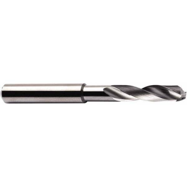 Seco - 23/64" 140° Spiral Flute Solid Carbide Screw Machine Drill Bit - Eagle Tool & Supply