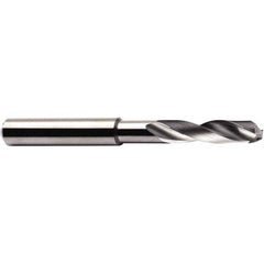 Seco - 9.3mm 140° Spiral Flute Solid Carbide Screw Machine Drill Bit - Eagle Tool & Supply