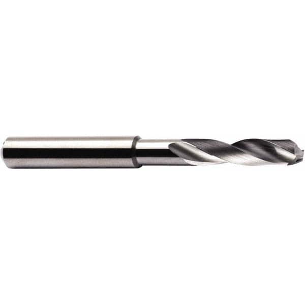 Seco - 1/4" 140° Spiral Flute Solid Carbide Screw Machine Drill Bit - Eagle Tool & Supply