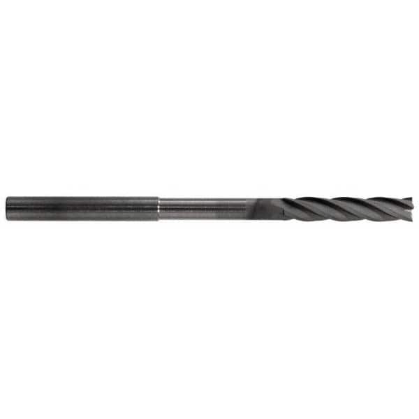 RobbJack - 1/8", 5/8" LOC, 1/8" Shank Diam, 3" OAL, 4 Flute, Solid Carbide Square End Mill - Eagle Tool & Supply