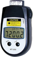 SHIMPO - Tachometers Type: Contact/Non-Contact Minimum Measurement (RPM): 6.00 - Eagle Tool & Supply