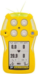 BW Technologies by Honeywell - Visual, Vibration & Audible Alarm, LCD Display, Multi-Gas Detector - Monitors LEL, Oxygen & Carbon Monoxide, -20 to 50°C Working Temp - Eagle Tool & Supply