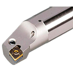 Iscar - 2.13" Min Bore Diam, 12" OAL, 1-1/4" Shank Diam, A-PCLN Indexable Boring Bar - 2" Max Bore Depth, CNMX 1207.. Insert, Clamp Holding Method - Eagle Tool & Supply