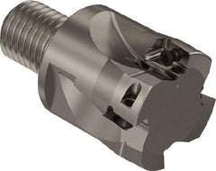 Seco - 40mm Cut Diam, 11mm Max Depth of Cut, 40mm OAL, Indexable Square Shoulder Slot Milling End Mill - M20 Modular Connection, 90° Lead Angle, Through Coolant, Series R217.69 - Eagle Tool & Supply
