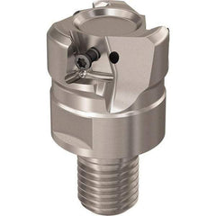 Seco - 40mm Cut Diam, 12mm Max Depth of Cut, 40mm OAL, Indexable Square Shoulder Slot Milling End Mill - M20 Modular Connection, 90° Lead Angle, Through Coolant, Series R217.94 - Eagle Tool & Supply