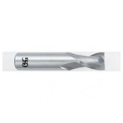 7/16 Dia. x 2-1/2 Overall Length 2-Flute Square End Solid Carbide SE End Mill-Round Shank-Center Cutting-Uncoated - Eagle Tool & Supply