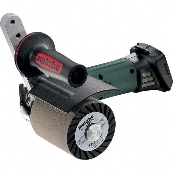 Metabo - 8" Pad Diam, 3,000 RPM, Handheld Cordless Burnisher - M14 Spindle Thread, 18 Volts - Eagle Tool & Supply