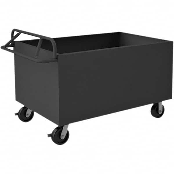 Durham - 2,000 Lb Capacity 1-Shelf 4-Sided Box Truck - Eagle Tool & Supply
