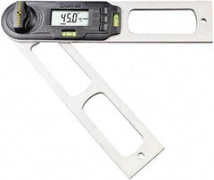 Starrett - 0.1° Resolution Combination Protractor & Inclinometer - 360° Range - Eagle Tool & Supply
