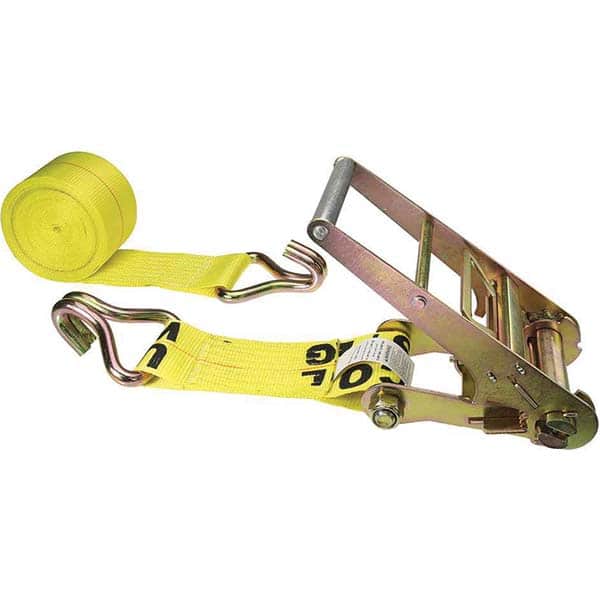 US Cargo Control - Slings & Tiedowns (Load-Rated) Type: Ratchet Tie Down Width (Inch): 4 - Eagle Tool & Supply