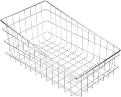 Marlin Steel Wire Products - 18-1/2" Deep, Rectangular Steel Wire Basket - 11" Wide x 8" High - Eagle Tool & Supply