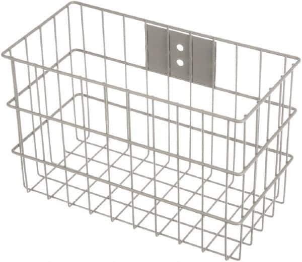 Marlin Steel Wire Products - 7" Deep, Rectangular Steel Wire Basket - 14" Wide x 9" High - Eagle Tool & Supply